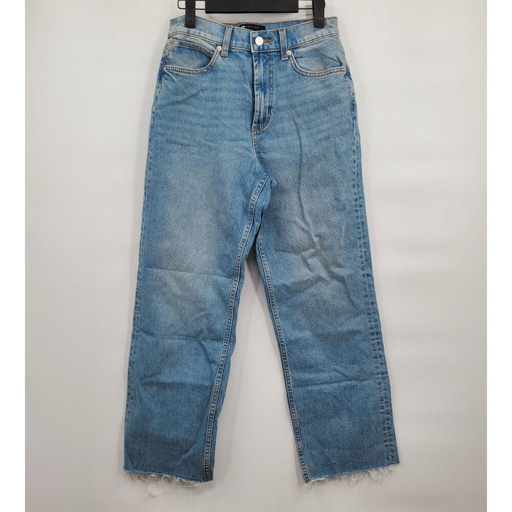 ASOS Cropped Comfort Stretch Straight Leg Jeans Denim Pants Women Size 26 NWT